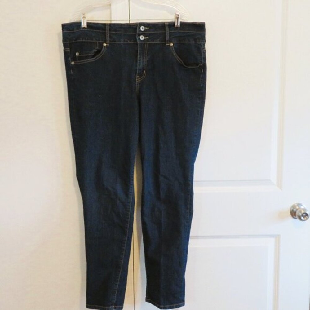 20R Torrid High Rise Jegging Tapered Jeans Plus Size Dark Wash Stretch Denim‎